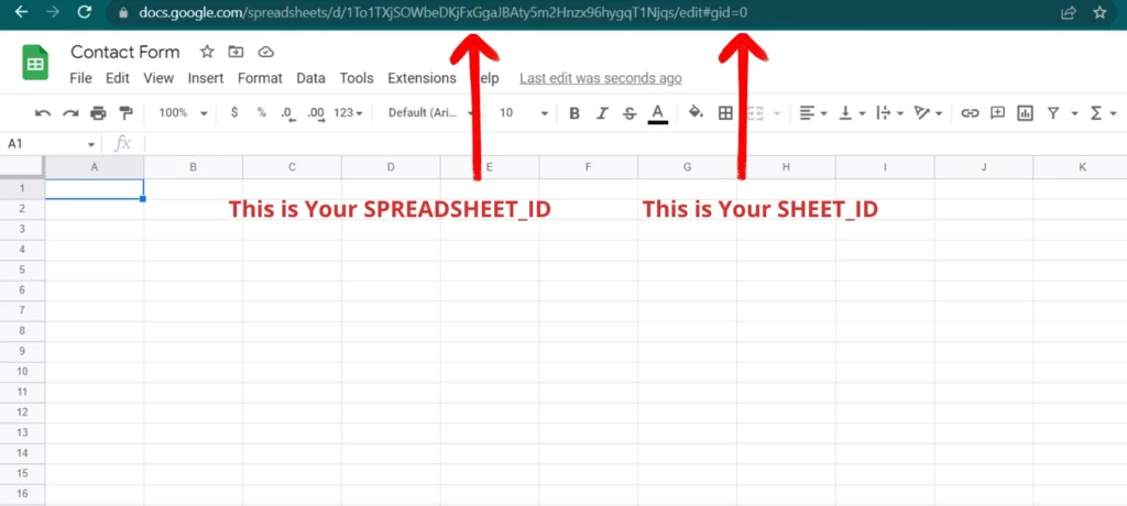 Create Google Spread Sheet