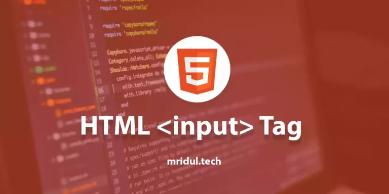 How to add input tags in HTML