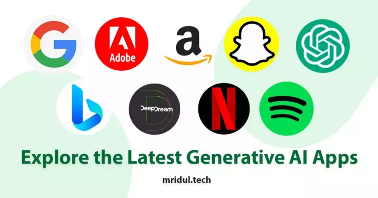 Explore the Latest Generative AI Apps and Their Impacts