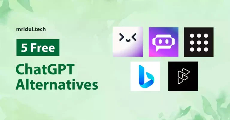 Discover the Top 5 Free ChatGPT Alternatives